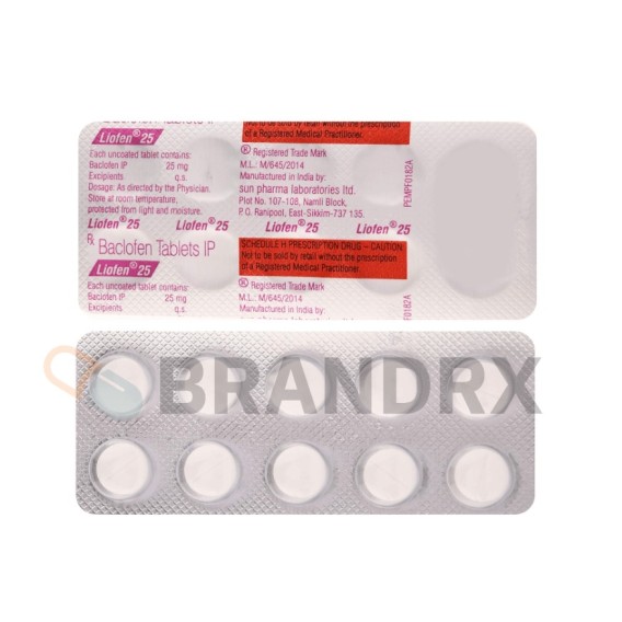 Liofen 25 mg Sun Pharmaceuticals Industries